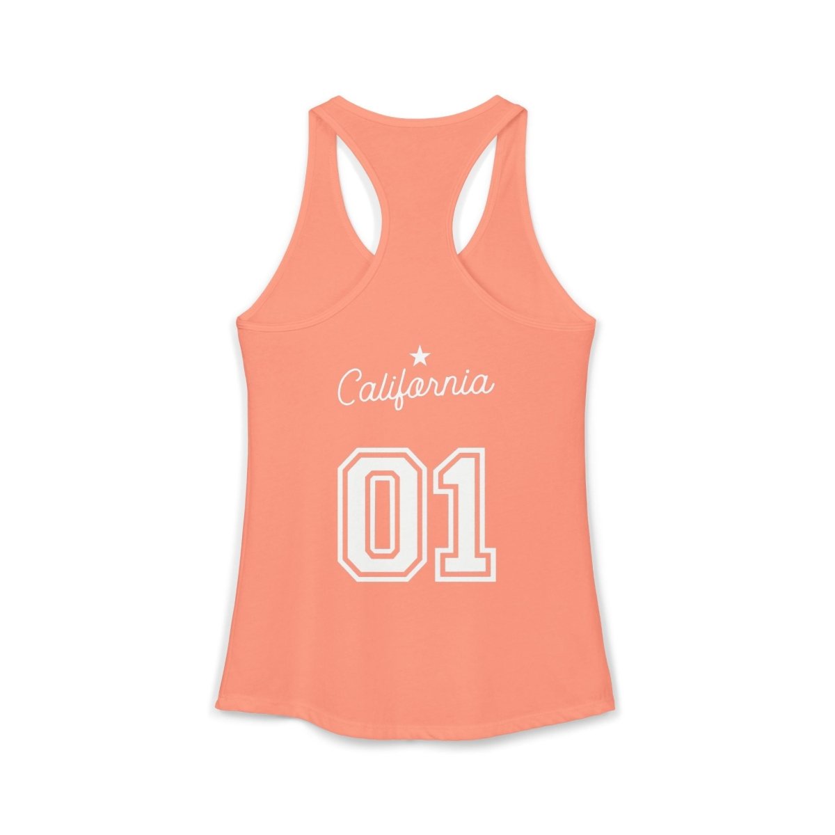 California Varsity Women's Ideal Racerback Tank Top - Chinchilla Choons